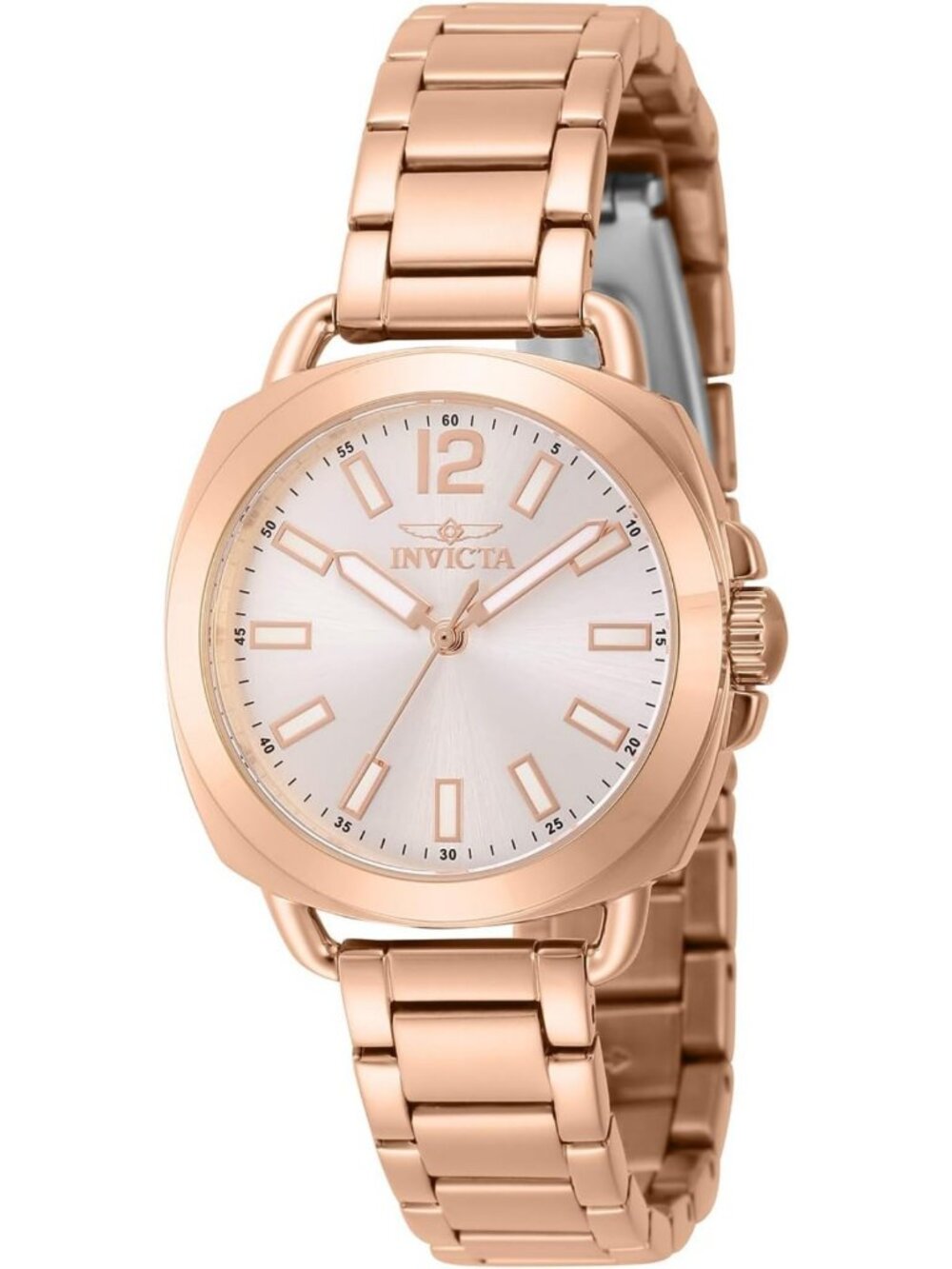 Chic 32mm Stainless Steel Quartz Watch for Women - Elegant Wildflower Design